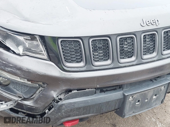 2019 Jeep Compass Trailhawk with VIN 3C4NJDDB1KT739938, listed as a IAAI auction lot 41411173 with 140,396 mi miles and . Bid and sale history available at carsss.com. Image 6.
