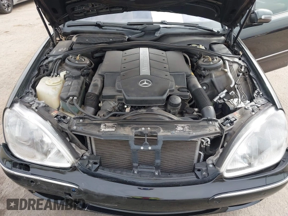 2001 Mercedes-Benz S-Class with VIN WDBNG75J71A135899, listed as a IAAI auction lot 41534215 with 51,646 mi miles. Bid and sale history available at carsss.com. Image 10.