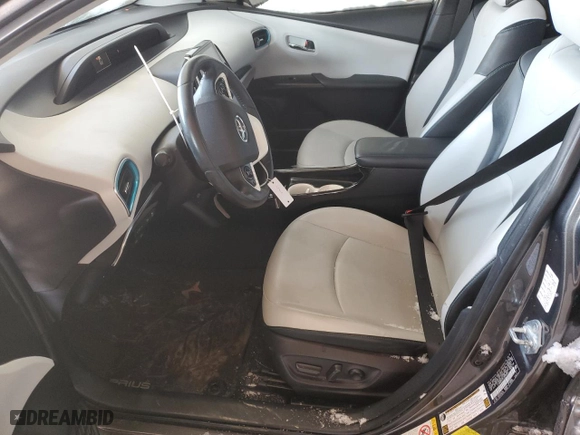 2018 Toyota Prius Prime Plus with VIN JTDKARFP5J3095525, listed as a Copart auction lot 87616285 with NaN miles and Salvage Title. Bid and sale history available at carsss.com. Image 7.