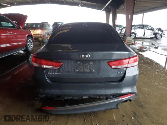 2016 Kia Optima EX with VIN 5XXGU4L34GG011365, listed as a Copart auction lot 43855975 with 110,313 mi miles and Non Repairable. Bid and sale history available at carsss.com. Image 6.