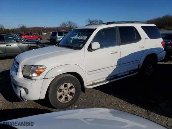 2005 Toyota Sequoia SR5 with VIN 5TDZT34A35S259296, listed as a Copart auction lot 85691634 with 243,071 mi miles and Non Repairable. Bid and sale history available at carsss.com. Image 1.