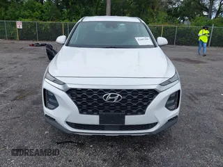 2019 Hyundai Santa Fe SE with VIN 5NMS23ADXKH038506, listed as a IAAI auction lot 42407399 with 54,540 mi miles and . Bid and sale history available at DreamBid. Image 6.