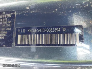 2022 Kia Carnival SX with VIN KNDNE5H35N6082394, listed as a IAAI auction lot 41327691 with 74,809 mi miles. Bid and sale history available at carsss.com. Image 9.