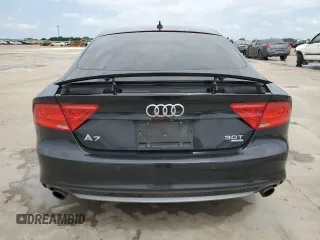 2013 Audi A7 3.0 Prestige with VIN WAU3GAFC2DN077569, listed as a Copart auction lot 53338014 with 122,040 mi miles and Salvage Title. Bid and sale history available at carsss.com. Image 6.