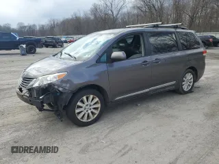 2013 Toyota Sienna LE with VIN 5TDJK3DC9DS049835, listed as a Copart auction lot 50338875 with 209,185 mi miles and Salvage Title. Bid and sale history available at carsss.com. Image 1.