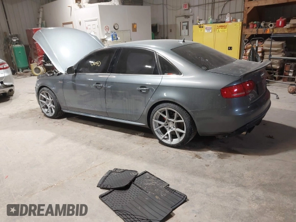 2012 Audi S4 Premium Plus with VIN WAUBGAFL7CA025145, listed as a IAAI auction lot 41360640 with 115,813 mi miles. Bid and sale history available at carsss.com. Image 3.