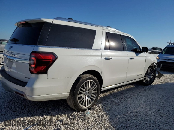 2023 Ford Expedition Max Platinum z VIN 1FMJK1M86PEA10044, wystawiony jako Copart lot #73521304 z przebiegiem 46 467 mil mil oraz Szkoda całkowita • Salvage title. Historia ofert i sprzedaży dostępna na DreamBid. Obrazek 3.