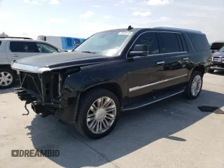 2016 Cadillac Escalade ESV Platinum z VIN 1GYS3KKJXGR363942, wystawiony jako Copart lot #53258195 z przebiegiem 132 958 mil mil oraz Szkoda całkowita • Salvage title. Historia ofert i sprzedaży dostępna na DreamBid. Obrazek 1.