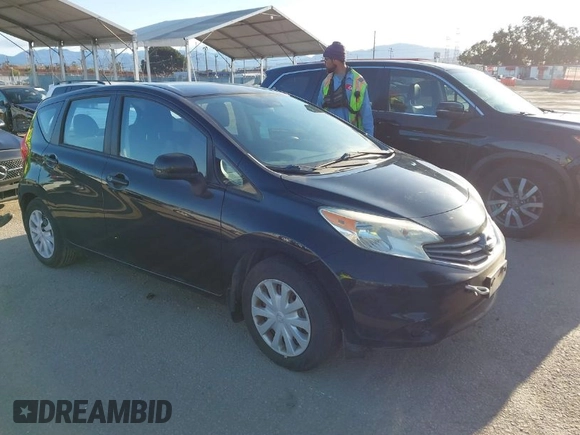 2014 Nissan Note SV with VIN 3N1CE2CP5EL423995, listed as a IAAI auction lot 41946189 with 114,976 mi miles and . Bid and sale history available at DreamBid. Image 1.