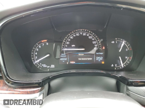 2018 Cadillac XT5 Luxury FWD with VIN 1GYKNCRS9JZ165858, listed as a Copart auction lot 51048605 with 46,692 mi miles and Salvage Title. Bid and sale history available at carsss.com. Image 9.