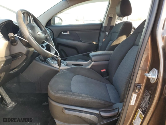 2014 Kia Sportage LX with VIN KNDPBCAC9E7619102, listed as a Copart auction lot 48715775 with NaN miles and Salvage Title. Bid and sale history available at carsss.com. Image 7.