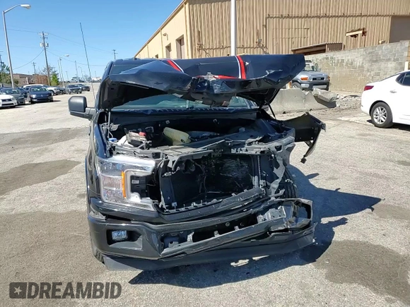 2018 Ford F-150 XL with VIN 1FTEX1C58JFC22654, listed as a Copart auction lot 47610705 with 118,361 mi miles and Salvage Title. Bid and sale history available at carsss.com. Image 10.
