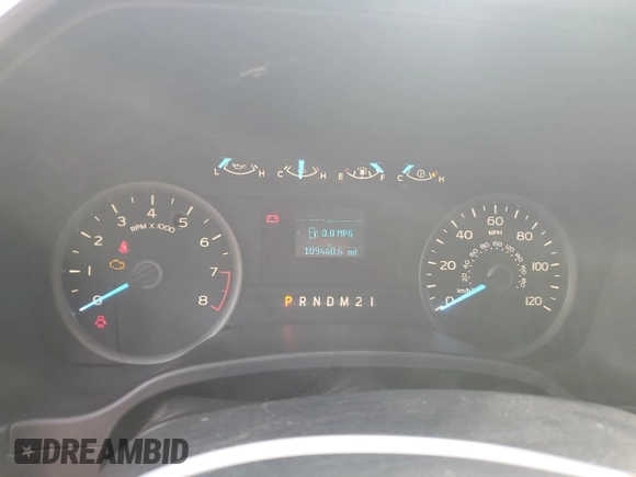 2018 Ford F-150 XL with VIN 1FTEW1CB8JFC30701, listed as a Copart auction lot 43772675 with 109,440 mi miles and Salvage Title. Bid and sale history available at carsss.com. Image 9.