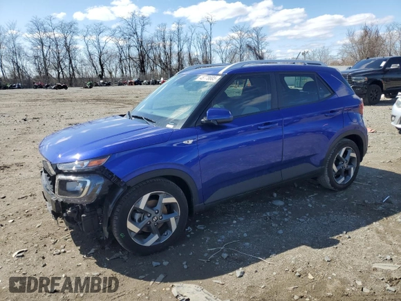 2023 Hyundai Venue Limited with VIN KMHRC8A35PU276260, listed as a Copart auction lot 48778685 with 10,214 mi miles and Salvage Title. Bid and sale history available at DreamBid. Image 1.