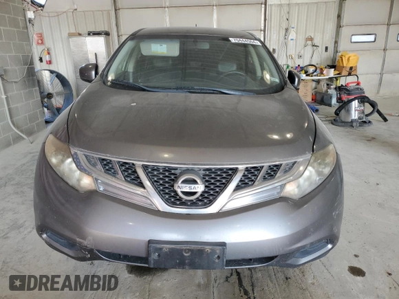 2013 Nissan Murano S with VIN JN8AZ1MU2DW206389, listed as a Copart auction lot 70444504 with 109,120 mi miles and Salvage Title. Bid and sale history available at carsss.com. Image 5.