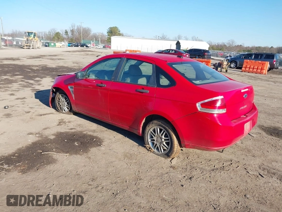 2008 Ford Focus SE with VIN 1FAHP35N18W272267, listed as a IAAI auction lot 41003854 with 239,062 mi miles. Bid and sale history available at carsss.com. Image 3.