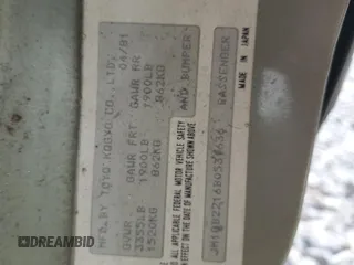 1981 Mazda 626 z VIN JM1GB2216B0531636, wystawiony jako Copart lot #54201075 z przebiegiem 41 823 mil mil oraz Szkoda całkowita • Salvage title. Historia ofert i sprzedaży dostępna na DreamBid. Obrazek 12.
