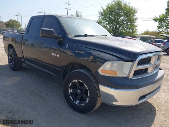 2010 Dodge Ram 1500 ST with VIN 1D7RB1GK3AS248270, listed as a IAAI auction lot 41867765 with 133,542 mi miles. Bid and sale history available at carsss.com. Image 1.