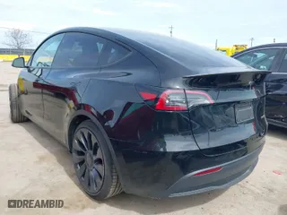 2023 Tesla Model Y Performance with VIN 7SAYGDEF3PF834863, listed as a IAAI auction lot 41839149 with 17,509 mi miles. Bid and sale history available at carsss.com. Image 3.