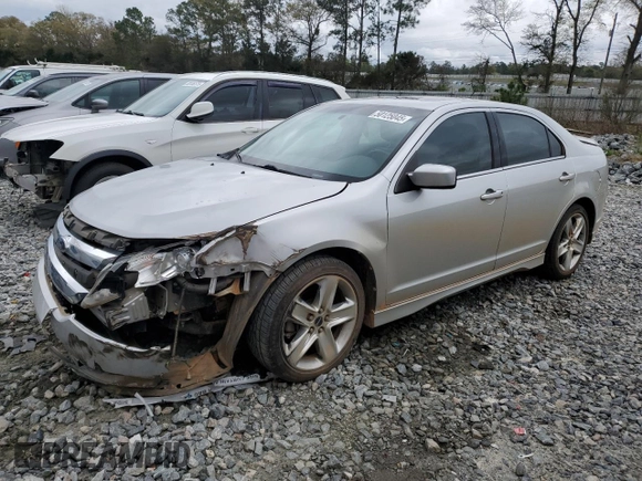 2010 Ford Fusion SPORT with VIN 3FAHP0KC6AR192215, listed as a Copart auction lot 50125045 with 132,125 mi miles and Salvage Title. Bid and sale history available at carsss.com. Image 1.