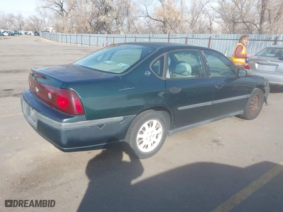 2002 Chevrolet Impala with VIN 2G1WF55E129163672, listed as a IAAI auction lot 41305637 with 231,272 mi miles. Bid and sale history available at carsss.com. Image 4.