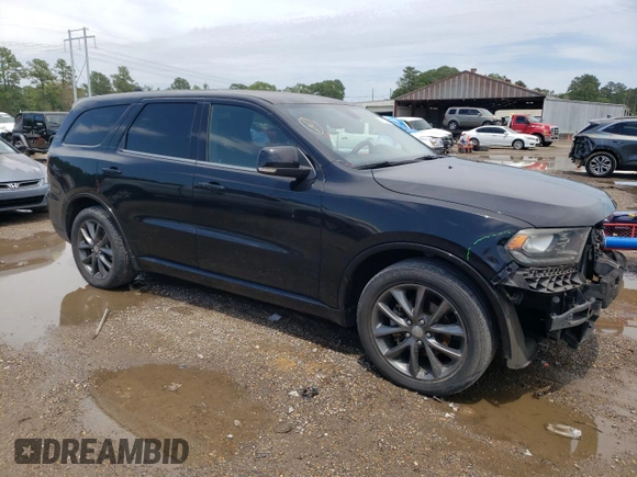 2017 Dodge Durango GT with VIN 1C4RDHDG6HC904866, listed as a Copart auction lot 58278415 with 172,586 mi miles and Salvage title. Bid and sale history available at DreamBid. Image 4.