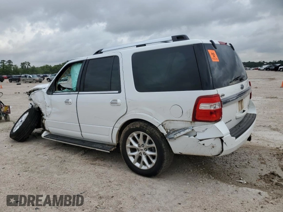 2017 Ford Expedition Limited with VIN 1FMJU1KT8HEA19220, listed as a Copart auction lot 54761175 with Not provided miles and Salvage title. Bid and sale history available at DreamBid. Image 2.