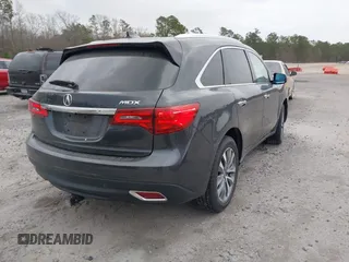 2016 Acura MDX w/Tech with VIN 5FRYD3H48GB005540, listed as a IAAI auction lot 41722697 with 74,793 mi miles. Bid and sale history available at carsss.com. Image 4.