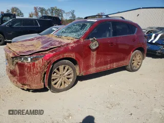 2024 Mazda CX-5 2.5 Turbo Signature with VIN JM3KFBXY3R0379983, listed as a Copart auction lot 75425454 with 13,220 mi miles and Salvage Title. Bid and sale history available at carsss.com. Image 1.