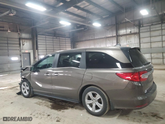 2019 Honda Odyssey EX-L with VIN 5FNRL6H71KB054365, listed as a Copart auction lot 87614725 with 29,153 mi miles and Salvage Title. Bid and sale history available at carsss.com. Image 2.