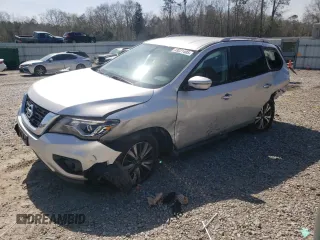 2018 Nissan Pathfinder SL with VIN 5N1DR2MM5JC628566, listed as a Copart auction lot 49221405 with 86,377 mi miles and Salvage Title. Bid and sale history available at carsss.com. Image 1.