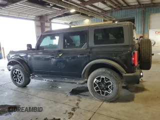 2023 Ford Bronco with VIN 1FMEE5DP2PLA95077, listed as a Copart auction lot 56154525 with 102,335 mi miles and Salvage title. Bid and sale history available at DreamBid. Image 2.