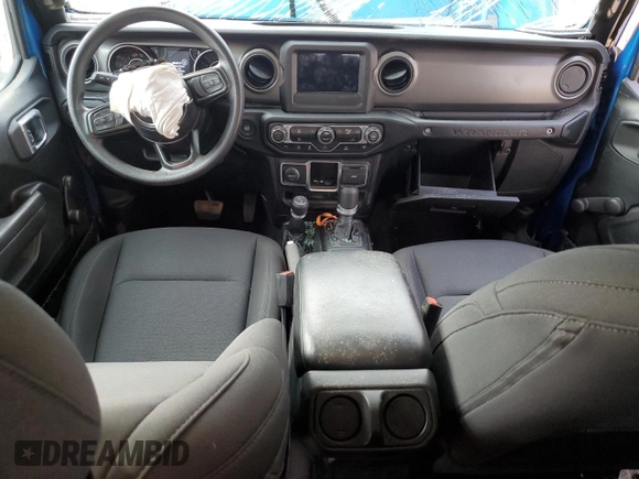 2022 Jeep Wrangler Unlimited Sport z VIN 1C4HJXDN6NW232539, wystawiony jako Copart lot #43936495 z przebiegiem 29 571 mil mil oraz Szkoda całkowita • Salvage title. Historia ofert i sprzedaży dostępna na DreamBid. Obrazek 8.