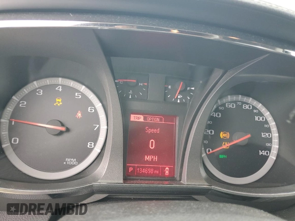 2016 GMC Terrain Denali with VIN 2GKFLRE38G6184182, listed as a Copart auction lot 55702495 with 134,698 mi miles and Salvage title. Bid and sale history available at DreamBid. Image 9.