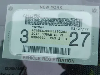 2015 Subaru Outback Limited with VIN 4S4BSEJC8F3292282, listed as a IAAI auction lot 42169514 with 110,895 mi miles and . Bid and sale history available at DreamBid. Image 19.