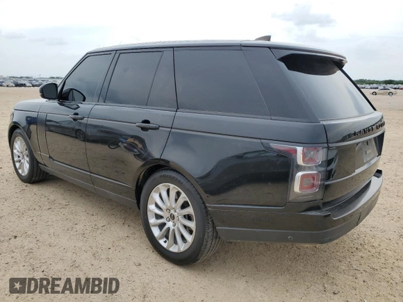 2019 Land Rover Range Rover HSE with VIN SALGS2SV3KA550702, listed as a Copart auction lot 55620575 with 92,150 mi miles and Clean Title. Bid and sale history available at DreamBid. Image 2.