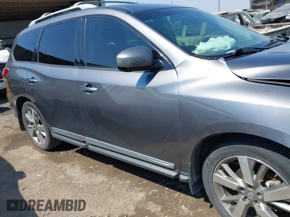 2016 Nissan Pathfinder SL with VIN 5N1AR2MN0GC604373, listed as a IAAI auction lot 41887193 with 147,894 mi miles and . Bid and sale history available at DreamBid. Image 13.