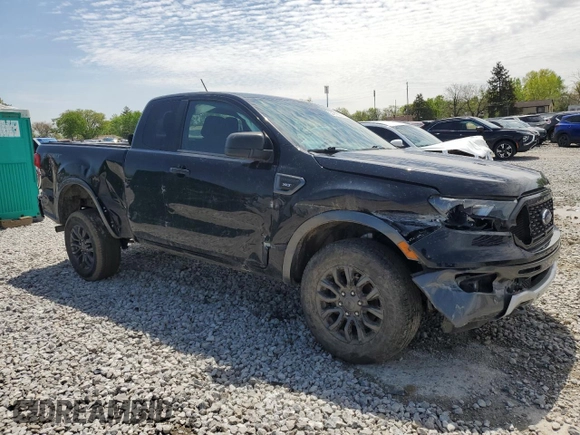 2019 Ford Ranger XL with VIN 1FTER1EH2KLB13501, listed as a Copart auction lot 54915535 with 80,395 mi miles and Salvage title. Bid and sale history available at DreamBid. Image 4.