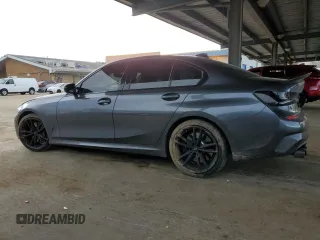 2021 BMW 3 Series M340i with VIN 3MW5U7J05M8C17621, listed as a Copart auction lot 49917805 with 0 mi miles and Salvage Title. Bid and sale history available at carsss.com. Image 2.