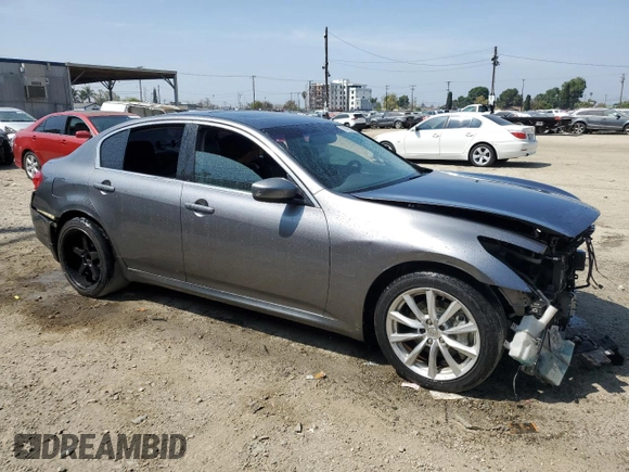 2011 Infiniti G37 Sedan Journey with VIN JN1CV6AP0BM507928, listed as a Copart auction lot 50800205 with Not Provided miles and Salvage Title. Bid and sale history available at carsss.com. Image 4.