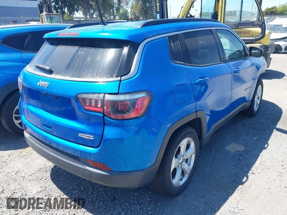 2018 Jeep Compass Latitude with VIN 3C4NJCBB6JT227412, listed as a IAAI auction lot 42120163 with 80,490 mi miles and . Bid and sale history available at DreamBid. Image 4.