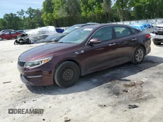 2018 Kia Optima LX with VIN 5XXGT4L31JG212456, listed as a Copart auction lot 48564755 with 175,341 mi miles and Salvage Title. Bid and sale history available at DreamBid. Image 1.