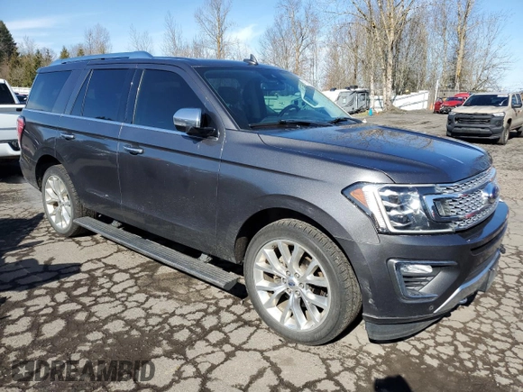 2018 Ford Expedition Platinum with VIN 1FMJU1MT0JEA67720, listed as a Copart auction lot 47764705 with 167,207 mi miles and Clean Title. Bid and sale history available at carsss.com. Image 4.