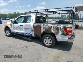2021 Ford F-150 XL с VIN 1FTEX1CB9MKE32021, выставлен на аукционе Copart как лот 57315915 с пробегом 43 942 миль миль и Списание • Salvage title. История ставок и продаж доступна на DreamBid. Изображение 2.