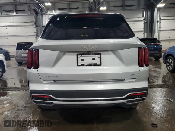 2024 Kia Sorento SX Prestige with VIN KNDRKDLG3R5247126, listed as a Copart auction lot 55260115 with 17,154 mi miles and Salvage title. Bid and sale history available at DreamBid. Image 6.