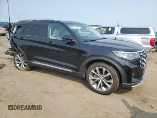 2025 Ford Explorer Platinum с VIN 1FMWK8HC2SGA51085, выставлен на аукционе Copart как лот 59028545 с пробегом 1 771 миль миль и Чистый • Clean title. История ставок и продаж доступна на DreamBid. Изображение 4.