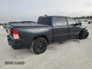 2019 Ram 1500 Big Horn/Lone Star with VIN 1C6SRFFT2KN782429, listed as a Copart auction lot 48110275 with 56,978 mi miles and Salvage Title. Bid and sale history available at carsss.com. Image 3.