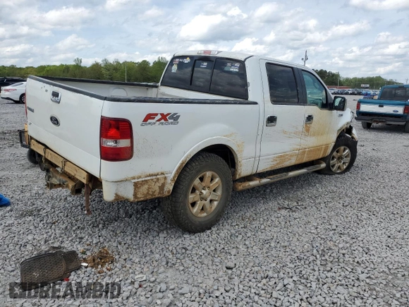 2006 Ford F-150 XLT with VIN 1FTPW14556FB54072, listed as a Copart auction lot 50732555 with 163,035 mi miles and Salvage Title. Bid and sale history available at carsss.com. Image 3.