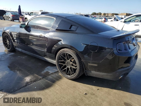 2010 Ford Mustang GT500 with VIN 1ZVBP8JS1A5169013, listed as a Copart auction lot 84772134 with Not provided miles and Clean title. Bid and sale history available at DreamBid. Image 2.