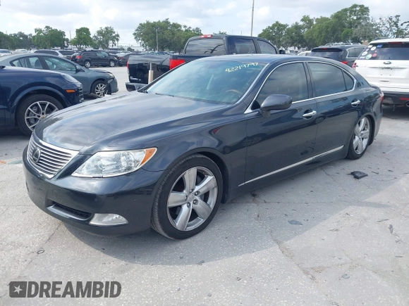 2008 Lexus LS 460 L with VIN JTHGL46F385031829, listed as a IAAI auction lot 42219797 with 162,332 mi miles and . Bid and sale history available at DreamBid. Image 2.